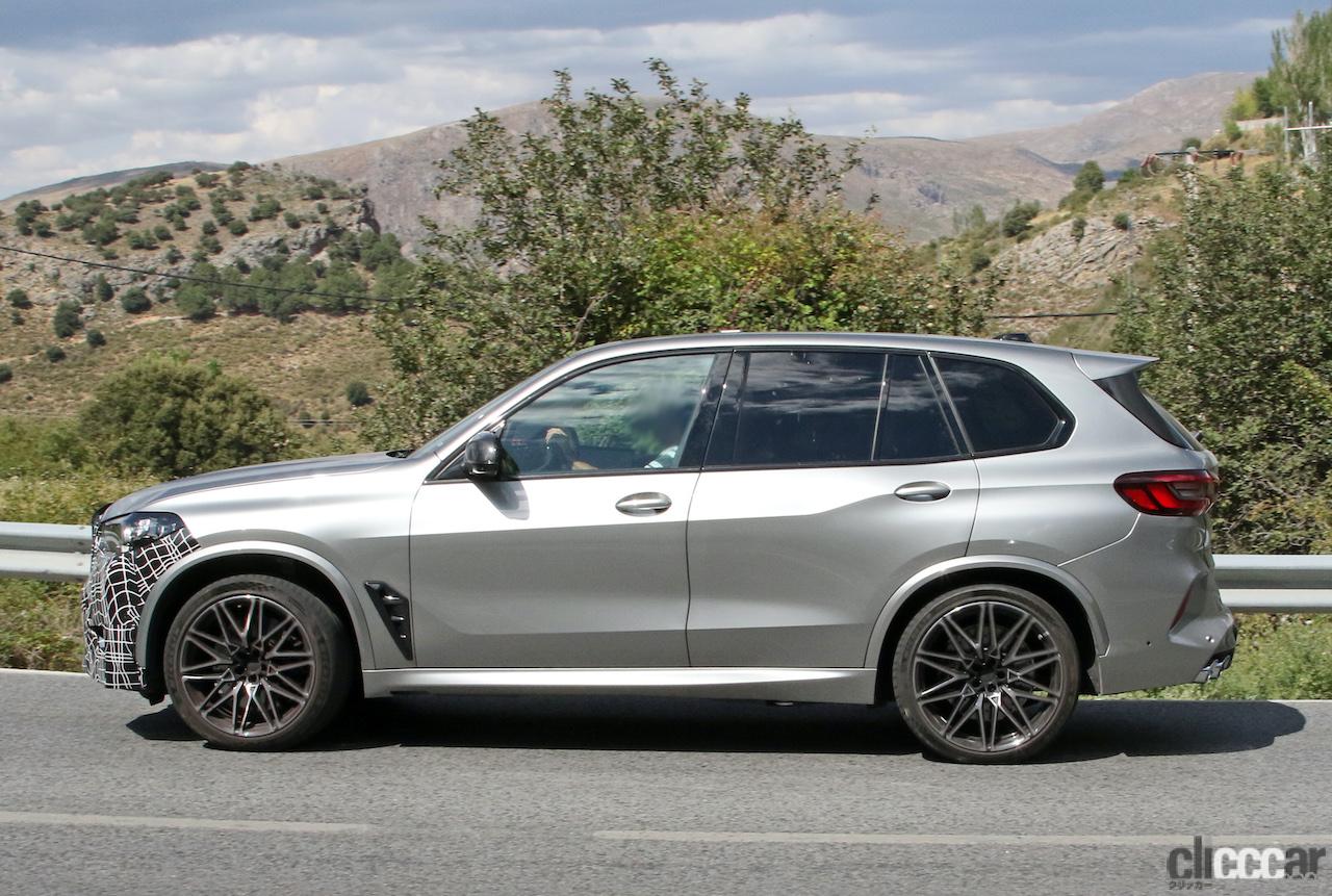 「BMW X5M（G05型）が初の大幅改良へ！　市販型ボディで初登場」の5枚目の画像