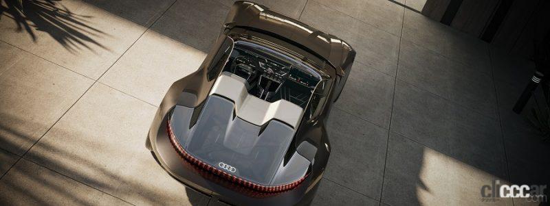 「未来のアウディデザインとテクノロジーを示唆するコンセプト「Audi skysphere concept（アウディ スカイスフィア）」は、可変式ホイールベースを採用」の3枚目の画像