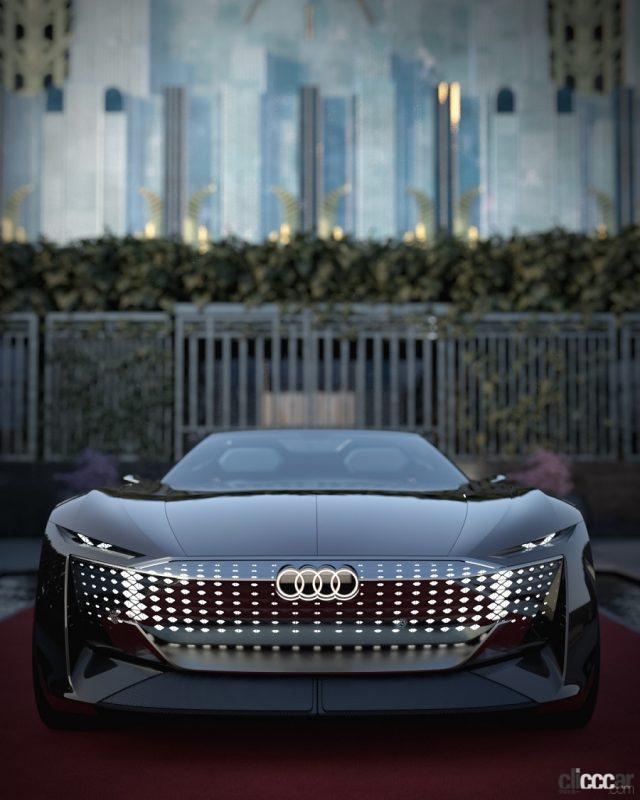「未来のアウディデザインとテクノロジーを示唆するコンセプト「Audi skysphere concept（アウディ スカイスフィア）」は、可変式ホイールベースを採用」の4枚目の画像