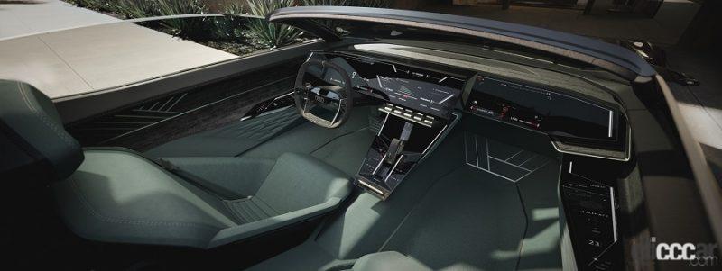 「未来のアウディデザインとテクノロジーを示唆するコンセプト「Audi skysphere concept（アウディ スカイスフィア）」は、可変式ホイールベースを採用」の5枚目の画像