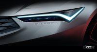 ホンダ「インテグラ」、2022年にアキュラブランドで復活へ！ - Acura-Integra-Teaser-Sketch