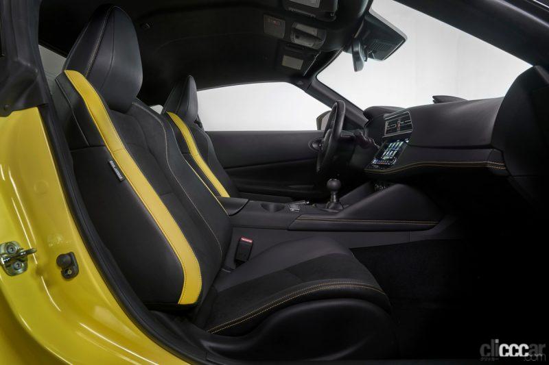 「アメリカ向け仕様の「新型Z」を初公開。黄色をアクセントカラーに採用した限定車の「Proto Spec」も設定」の11枚目の画像