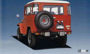 1980年発売の60系ランクル(Rear View)