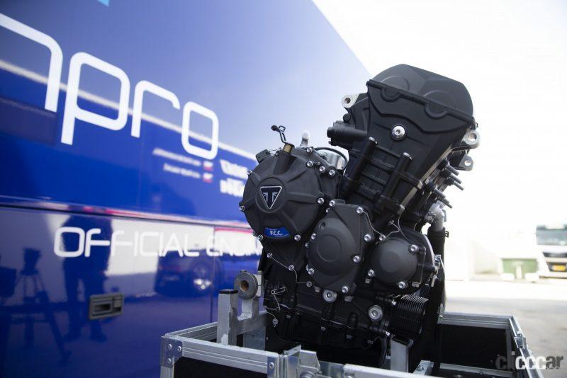 「名門トライアンフ、MotoGPの登竜門となる「Ｍoto2」向け3気筒エンジンを継続供給」の2枚目の画像