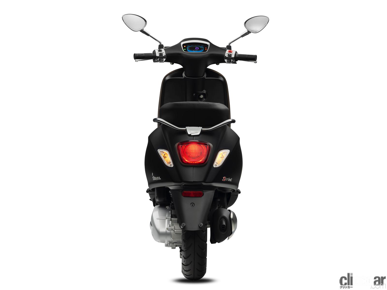 Vespa Sprints Tft Bronz 07 画像 スマホとつながり超便利 ベスパ スプリントs150 に4 3インチ液晶メーター付き特別仕様車が登場 Clicccar Com