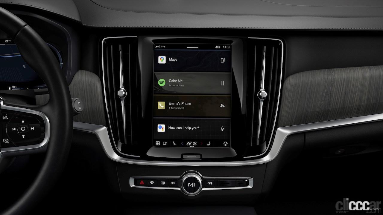 ボルボがxc60 S90 V90 V90クロスカントリーに搭載したgoogle Android ベースの新インフォテイメントシステムではなにができる Clicccar Com