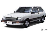 1983年発売の初代カルタス、ススキ量産初の小型車（GM共同開発車）