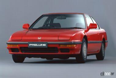 デートカーとして人気を集めた1987年発売の3代目プレリュード