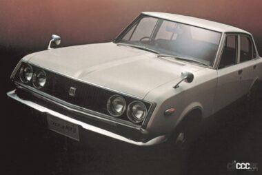 1968年発売の初代マークII、クラウンのワンランク下のアッパーミドルモデル