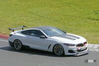 またまた過激になった！　BMW M8 謎の開発車両がニュルを疾走 - BMW M8 CSL 7