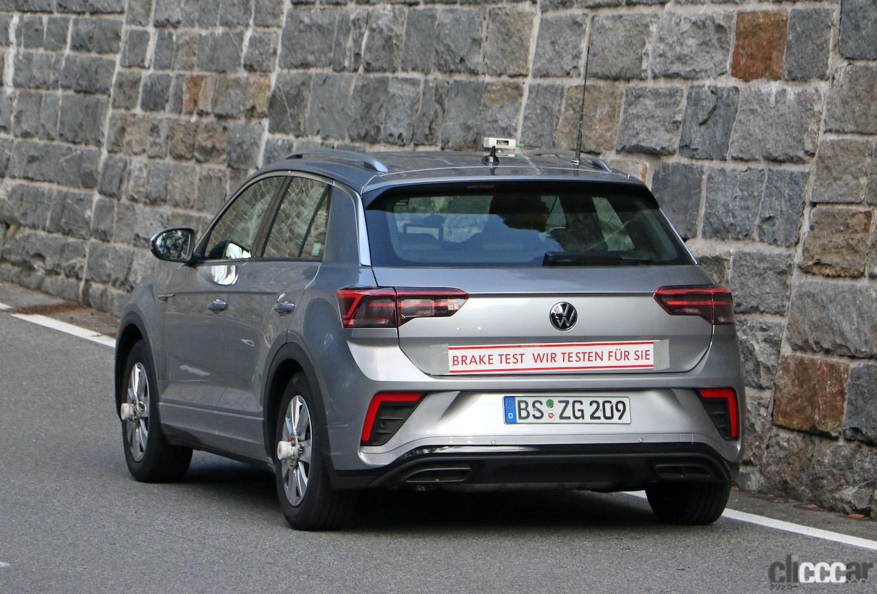「VW T-Rocが大幅改良へ。ちょっとオシャレな「R Line」をキャッチ」の7枚目の画像
