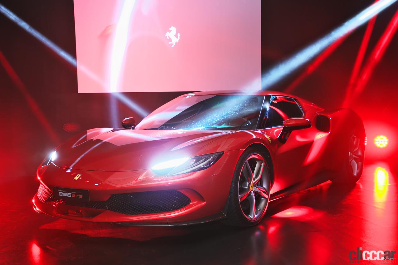 Ferrari 296gtb Launch 003 画像 電動化で後輪駆動のフェラーリ登場 新開発v6プラグインハイブッド搭載した新型フェラーリ296gtbは価格3678万円から 新車 Clicccar Com