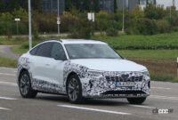 アウディEV「e-tronスポーツバック」が大幅改良へ！新グリル大胆露出！ - Audi e-tron sportback facelift 7