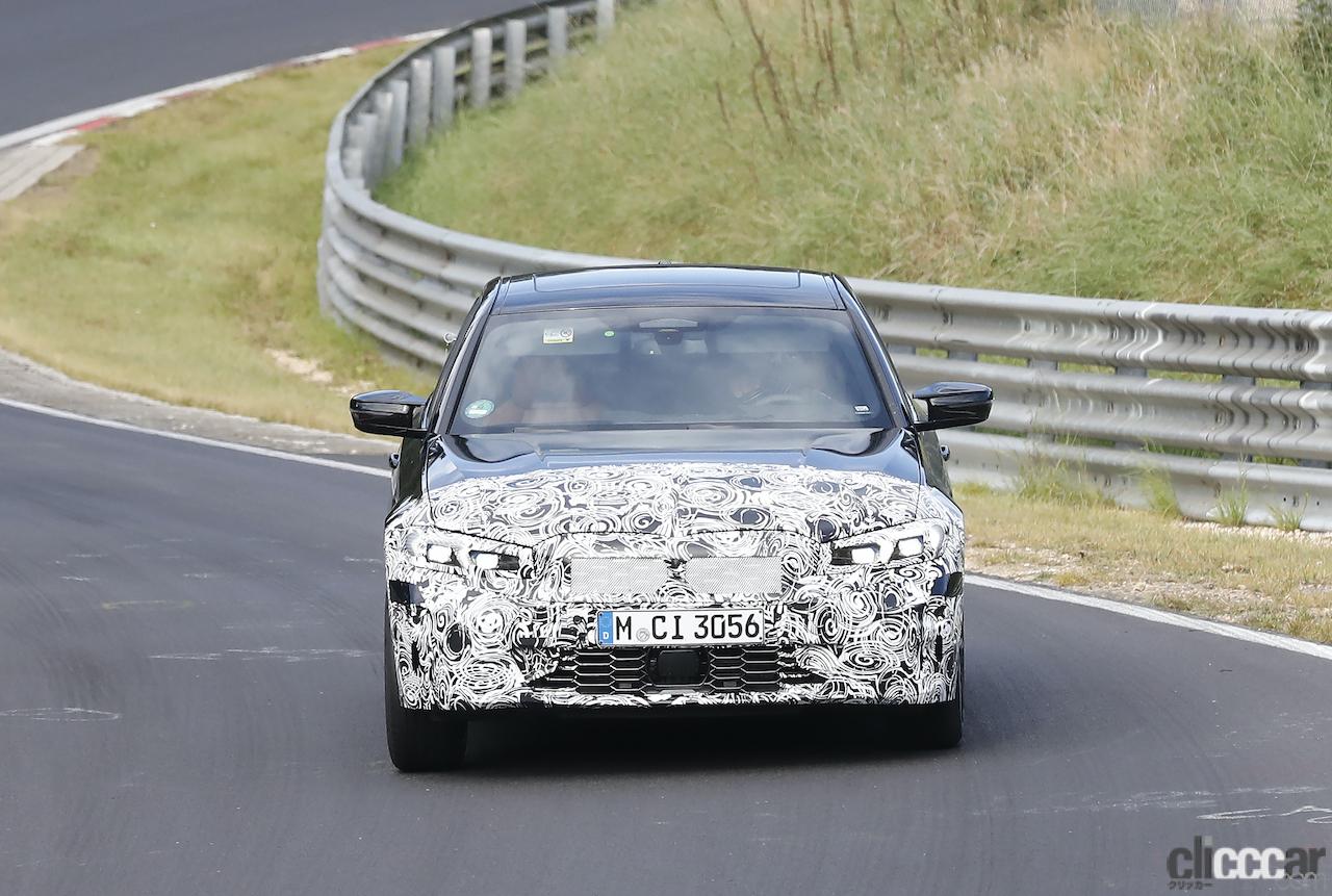 「BMW 3シリーズ改良型、2022年デビューへ向けニュルで追い込み！」の1枚目の画像
