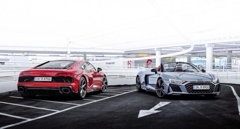 「アウディR8の後輪駆動モデル「Audi R8 V10 performance RWD」は、クーペとスパイダーを設定」の1枚目の画像
