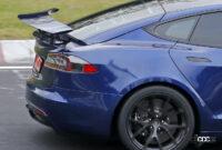 テスラ「モデルS」の開発車両を発見。あの過激システムを搭載か？ - Tesla Model S Plaid + 10