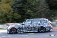 新たなティザーイメージを撮影中!? BMWハードコアワゴン「M3ツーリング」、ニュルに出現 - BMW M3 Touring 8