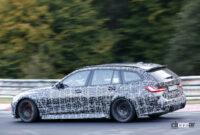 新たなティザーイメージを撮影中!? BMWハードコアワゴン「M3ツーリング」、ニュルに出現 - BMW M3 Touring 9
