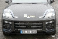 ポルシェ カイエンが初の大幅改良へ。デジタル化された車内を激写 - Porsche Cayenne facelift 6