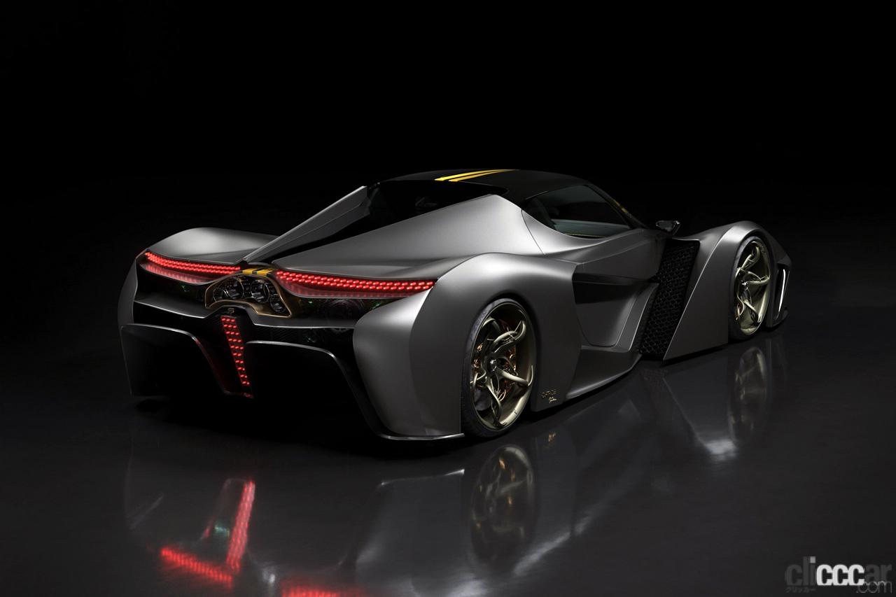 Sp Automotive Chaos 8 画像 最高速500km H 時代はハイパーカーから ウルトラカー へ ギリシャのメーカーが カオス 初公開 Clicccar Com