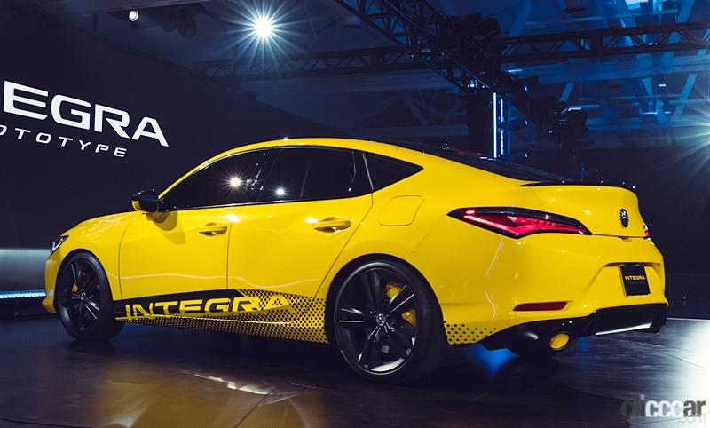 ホンダが新型 インテグラ を公開 Nsxのボディカラーを纏ったターボ仕様 22年前半に発売へ Clicccar Com ホンダが新型 インテグラ を公開 Nsxのボディカラーを纏ったターボ仕様 22年前半に発売へ Clicccar Com