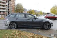 「BMW 3シリーズ ツーリング改良型を初スクープ！ 新ヘッドライトも装着完了」の13枚目の画像ギャラリーへのリンク