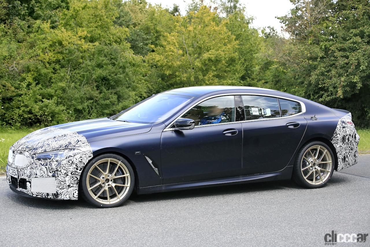 「BMW 8シリーズ改良型、内外を大刷新！プロトタイプは上位モデルか？」の6枚目の画像