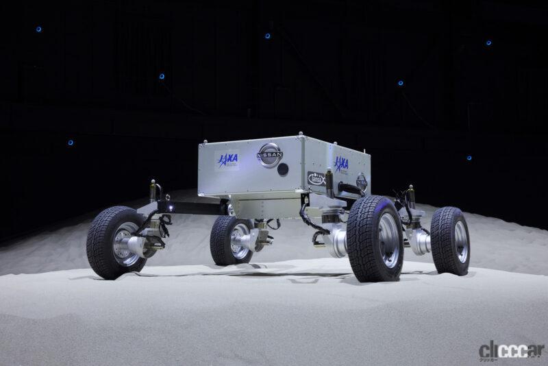 「日産がJAXAと共同開発を行っている月面ローバ（探査車）の試作車を公開」の2枚目の画像