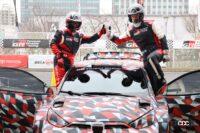 GR YARIS Rally1と豊田社長、ラトバラ氏
