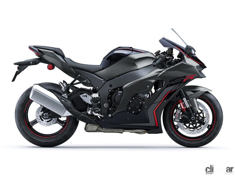 「カワサキのスーパーバイク「ニンジャZX-10R」に2022年モデルが登場！新カラー・マットグレーでより精悍に」の2枚目の画像
