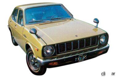 1973にデビューした初代パブリカスターレット。パブリカの上級スポーティモデルとして登場
