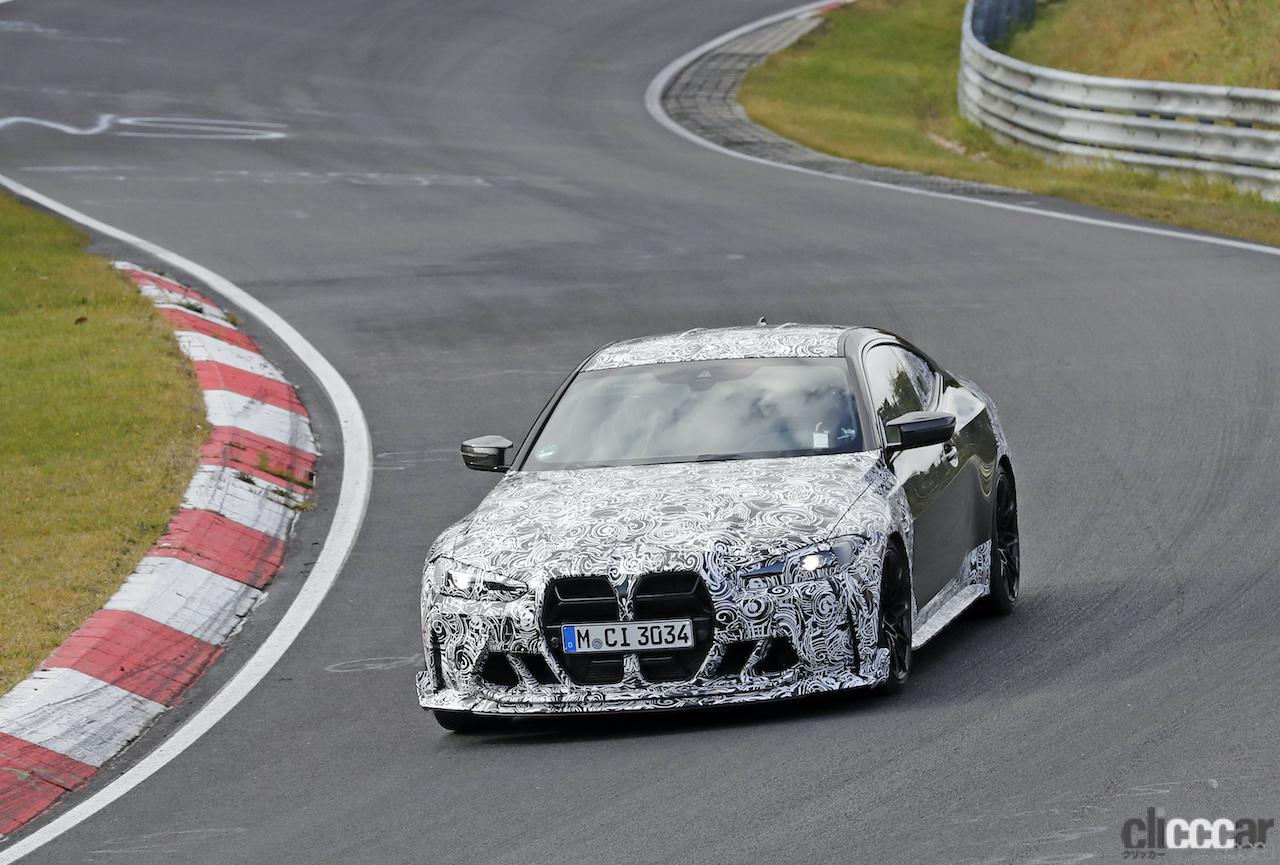 「BMW M4の高パフォーマンスモデル「CSL」、プロトタイプがニュルに来た！」の7枚目の画像