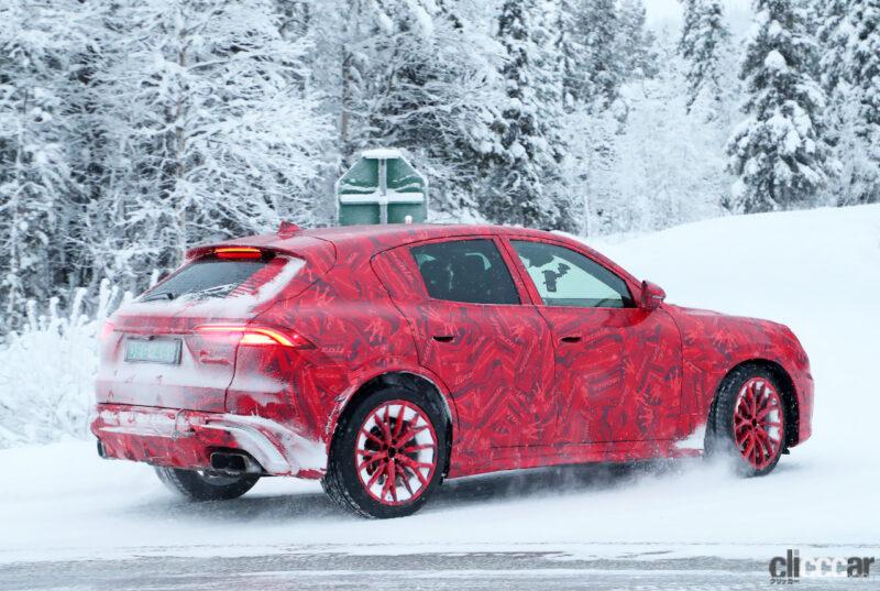 「ド派手なカラーでメリークリスマス♪ マセラティ新型SUV「グレカーレ」の最終デザインがジワリ！」の10枚目の画像