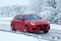ド派手なカラーでメリークリスマス♪ マセラティ新型SUV「グレカーレ」の最終デザインがジワリ！ - Maserati Grecale Trofeo Winter 3