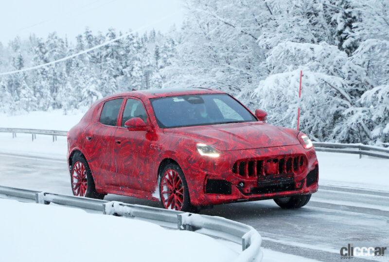 「ド派手なカラーでメリークリスマス♪ マセラティ新型SUV「グレカーレ」の最終デザインがジワリ！」の3枚目の画像