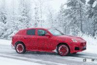 ド派手なカラーでメリークリスマス♪ マセラティ新型SUV「グレカーレ」の最終デザインがジワリ！ - Maserati Grecale Trofeo Winter 5
