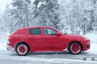 ド派手なカラーでメリークリスマス♪ マセラティ新型SUV「グレカーレ」の最終デザインがジワリ！ - Maserati Grecale Trofeo Winter 7
