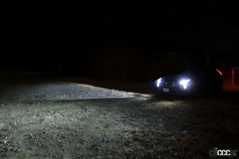 「高級外車キャデラックのヘッドライト・テールランプはどう光る？最新キャデラックXT4試乗その3／ライトと夜間走行編【新型車ねちねちチェック第8弾】」の16枚目の画像