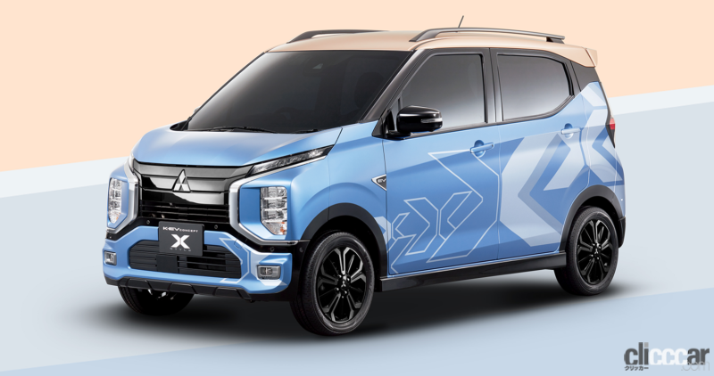 「三菱自動車が2022年春発売予定の軽EVをベースとしたコンセプトカー「K-EV concept X Style」、ラリーアートの「Vision Ralliart Concept」を世界初公開【東京オートサロン2022】」の1枚目の画像