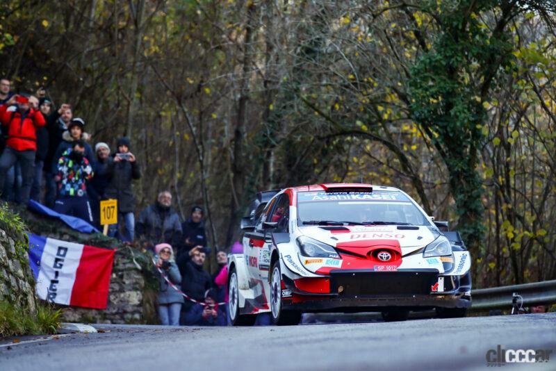 2021年WRCチャンピオンのトヨタヤリスWRカー
