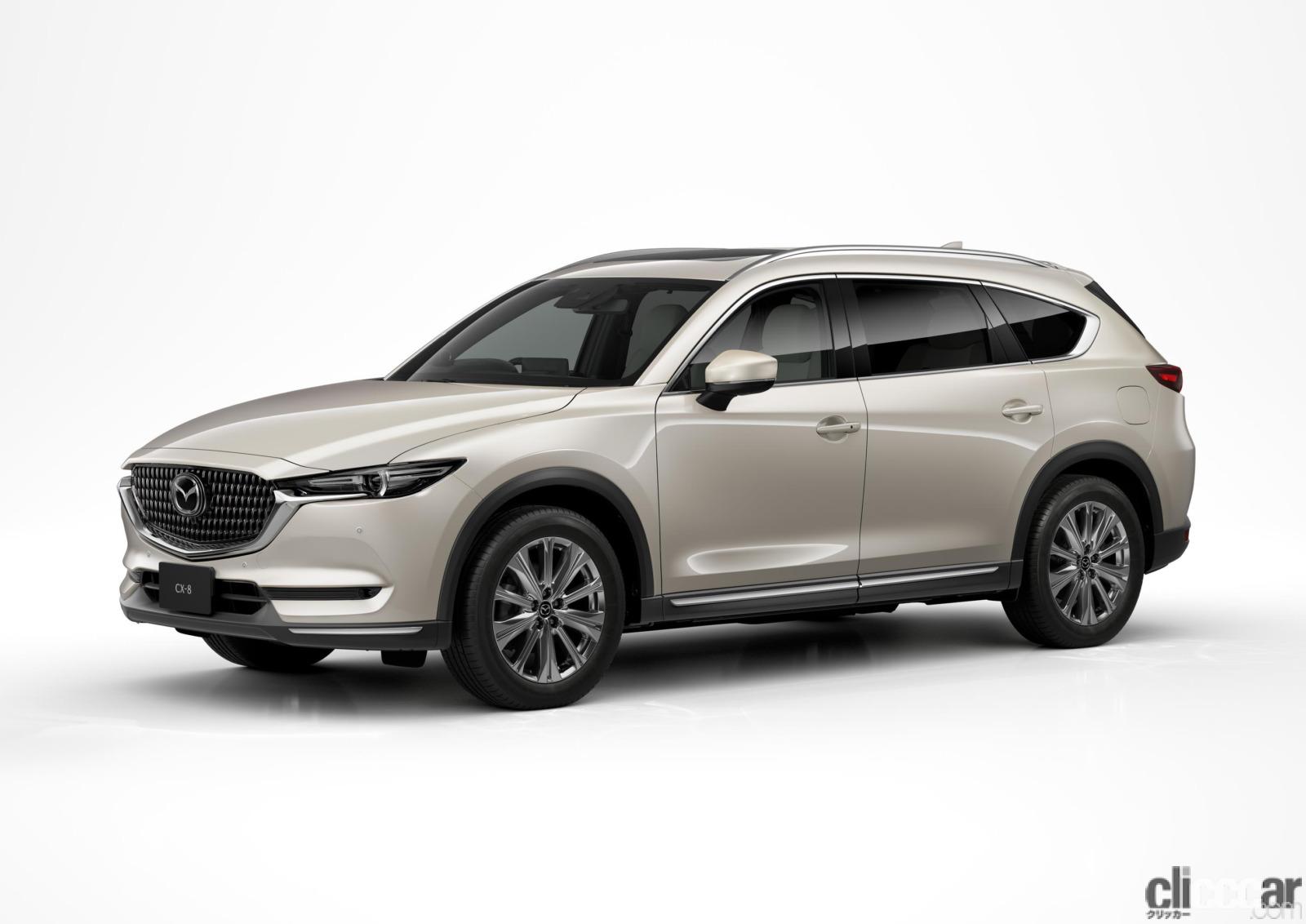 マツダcx 8の人気モデル Exclusive Mode に2 5lガソリンエンジン車が追加 特別仕様車 Black Tone Edition も同時設定 Clicccar Com マツダcx 8の人気モデル Exclusive Mode に2 5lガソリンエンジン車が追加 特別仕様車 Black Tone Edition も同時設定 Clicccar Com