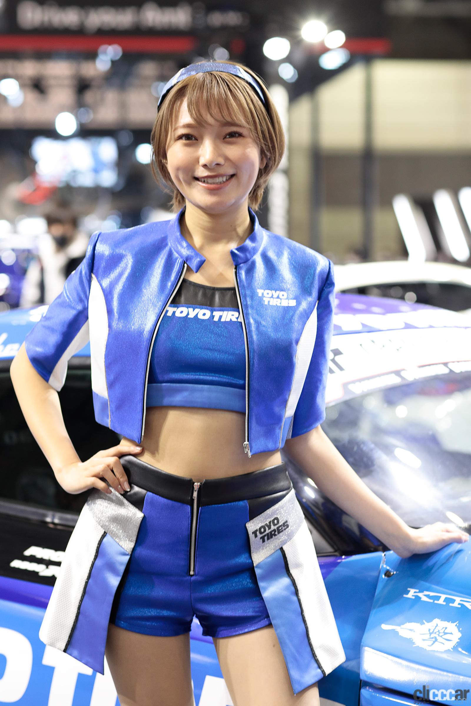 Toyo Tires00 画像 ショートカットにときめく 大注目のレースクイーン美女 東京オートサロン22コンパニオン美女めぐり Clicccar Com