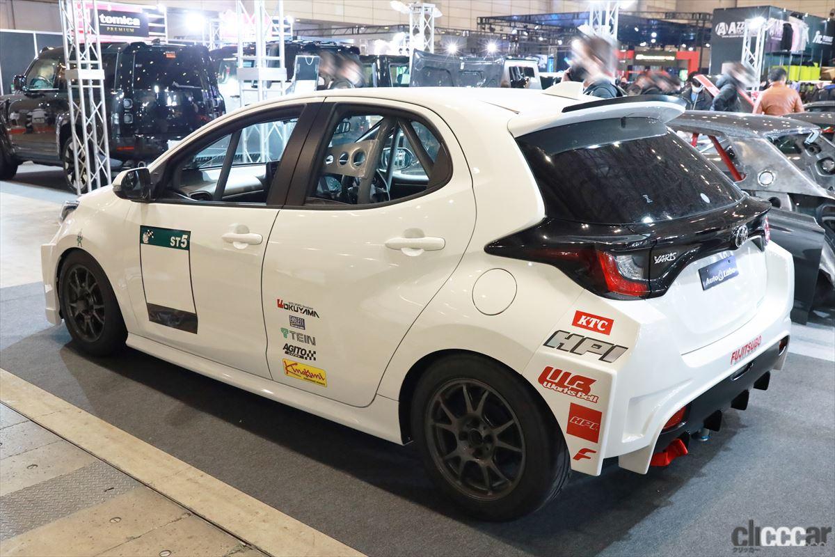 st_5_yaris_005 画像｜エアロパーツは公道走行可！ AutoLaboのスーパー耐久レース参戦用ヤリスをチェック【東京オートサロン2022】  | clicccar.com