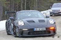 徹底解剖！新型ポルシェ911 GT3 RS、全35点スクープショットを大放出！ - Porsche 911 GT3 RS Winter 3