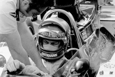 1975年レース中のロニー・ピーターソン（C）Creative Commons