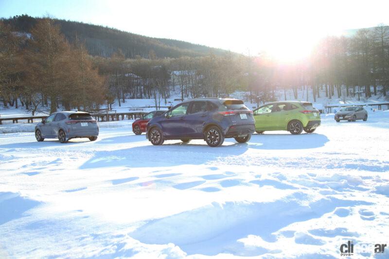 「日産・ノート4WDに氷上試乗してみたら、加速だけじゃなくブレーキも人間ワザより凄かった！」の24枚目の画像