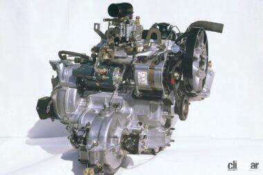キャロル360の先進的な水冷4気筒オールアルミエンジン