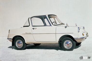 1960年にデビューしたマツダ初の乗用車R360クーペ