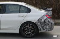 BMW 「M340i」改良型、プロトタイプが過激Mウィングを初装着！ - BMW 3 Series facelift M Performance 10