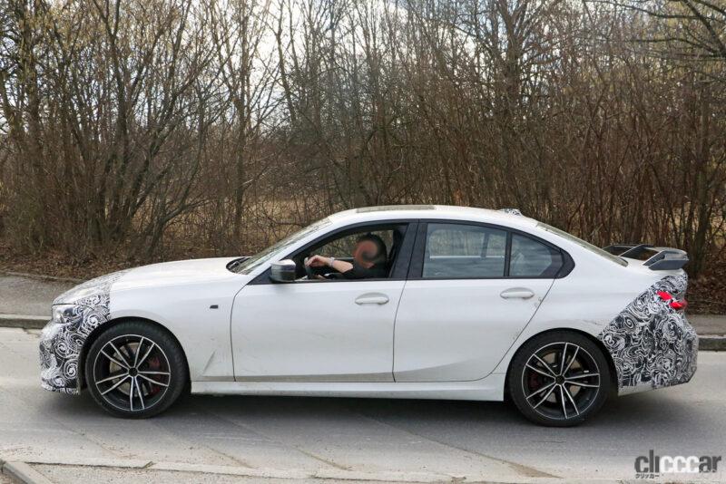 「BMW 「M340i」改良型、プロトタイプが過激Mウィングを初装着！」の7枚目の画像